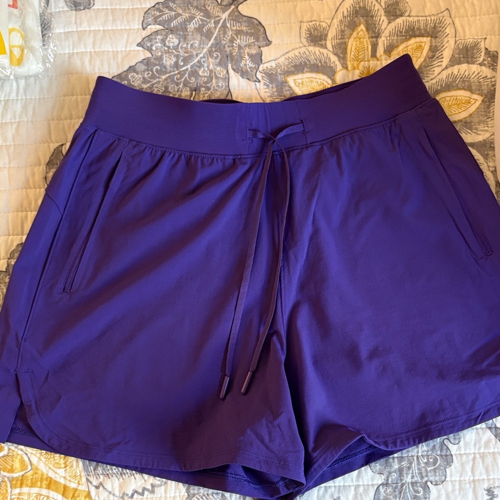 lululemon athletica Purple Drawstring Athletic Shorts